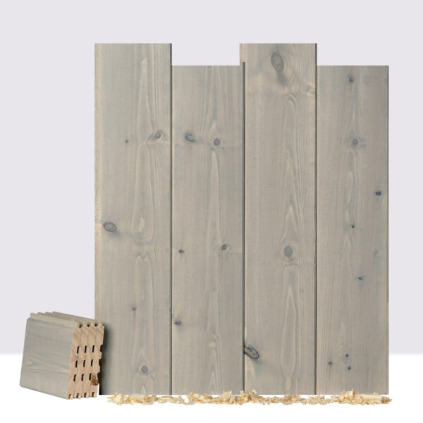 14x121mm NordTimber - Nordic Mist (világos szürke)