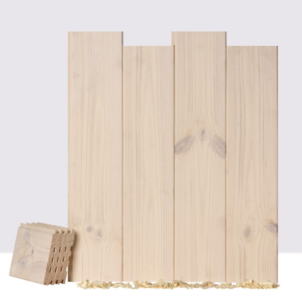 14x121mm NordTimber - White Harmony (fehér)